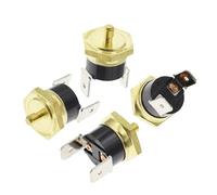 1 unidad M4 10 A 250 V, normalmente cerrado, KSD301, 40-150 grados, baquelita, KSD-301, interruptor de temperatura, sensor de termostato, sonda de latón roscada.(40C)