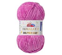 1 unidad/madeja Himalaya Dolphin Baby, cada madeja de 100 gr/3.5 onzas, 120 mt/ 132 yardas, hilo súper voluminoso, hilo para manta, hilo de terciopelo, hilo de tejer, hilo de amigurumi, hilo de bebé