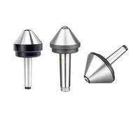 1 unidad MT2 MT3 MT4 MT5 Mt5 Morse Tapper cono cabeza de seta Centro giratorio tipo paraguas dedal vivo de alta precisión(60deg,MT2-D100)