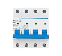 1 unidad NB1-63 1P 2P 3P 4P CA 230/400 V Disyuntor MCB Montaje en riel DIN Interruptor de aire miniatura(4P,40A)
