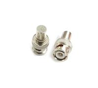 1 unidad Q9 BNC con conector macho, resistencia coaxial de latón, terminador carga ficticia, impedancia 50 ohmios y 75, adaptador llavero(50 Ohm,1 Pcs)