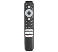 1 Unidad RC902V FMR4 for reemplazo de Control Remoto IR TCL con Botones Netflix PrimeVideo Youtube, for QLED TV 65X925 75X925