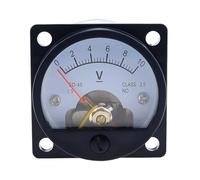 1 unidad SO-45-V 5V 10V 15V 20V 30V 50V 100V 300V CC medidor analógico directo Panel medidor de corriente de voltaje CC voltímetro redondo de 47 * 47MM(Other Type (Remarks))