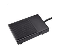 1 unidad TFS-1 interruptor de Pedal eléctrico momentáneo antideslizante Metal 220V AC 10A impermeable SPDT negro encendido apagado 1NO1NC