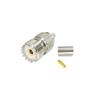 1 unidad UHF macho PL259 SO239 conector hembra RF coaxial for RG316 RG174 RG58 Terminal de soldadura de Cable nuevo(Type6)