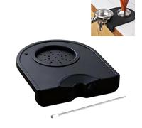 1 unidade de Tapetes de Cafe de Silicona Antideslizante para Portafiltros, Barista Alfombrilla de Manipulación de Café con 1pcs Coffee Art Pen, Latte Art Needle, para Bar, Cocina, Cafeteria