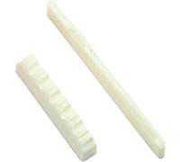 1 Unidades Bone Bridge Sillín Y Tuerca Para Guitarra Acústica 6 Cuerdas