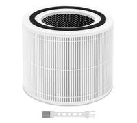 1 unidades Core 300 Luftreinigerfilter compatible con Levoit Core 300 Core 300s Core 300-RF 3 en 1 H13 HEPA Aktivkohle, reinigt biszu 99,98% Staub, Polen, Allergene für Allergiker and Raucher