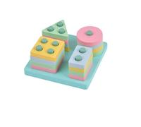 1 Unidades Kit Musical De Madera Montessori Juguetes para Bebés Xilófono Sonajero Tambor Campana 3D Rompecabezas de Aprendizaje Sensorial Regalos para 0-12 Meses
