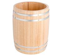 1 unidades - Mini Barril Ø11,5X13,8 Cm Natural Madera