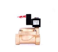 1 unids 1-1/4 pulgadas no caliente válvula solenoide normalmente cerrada de latón de alta presión 16 bar 110V 24V 12V 24v (BSP_24VDC_NBR-SEAL)