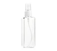 1 unids 100 ML Transparente Reutilizable Plástico Spray Botella Perfume Líquido Maquillaje Atomizador Vacío Pequeño Vaporizador Recargable Botella Botellas De Viaje Duradero Y Useful