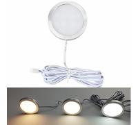 1 UNIDS 12 V Interior RV Iluminación Barco Camping Remolque Luces LED Spot Light 12LED Van Camper Caravana,Ahorro de Espacio Compacto(3000K Warm White)