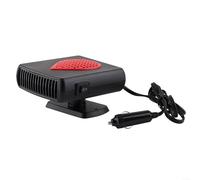 1 unids 12V calentador de coche 150W parabrisas descongelador rápida eliminación de niebla temperatura ajustable plástico negro rojo para invierno conducción viaje