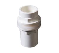 1 Unids 20-50 Mm Conectores De Tubería De PVC Espesar Conector De Drenaje Del Tubo Del Tanque De Peces, Drenaje De Jardín Adaptador De Tubería UPVC Ajustes ( Color : White , Size : Inner Dia 25mm )