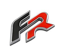 1 Unids 3D Metal FR Car Side Fender Tronco Trasero Emblema Insignia Pegatina Calcomanías para Coches