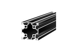 1 unids 400mm aluminio extrusión V ranura 4040 estándar europeo anodizado perfil marco máquina para piezas de impresora 3D carril lineal CNC DIY equipo, electroforesis negro, 1 unids