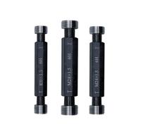 1 unids 6H M59-M71 tornillo métrico de acero estándar tapón de rosca fina herramienta de medida M59M60M61M62M63M64-M71(amarillo claro)