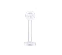 1 unids Acero Transparente Tragus Piercing Círculo Nariz Joyería Cartílago Tragus Body Piercing Tragus Pendiente Tornillo Prisionero para Mujeres Hombres Fashion Processing