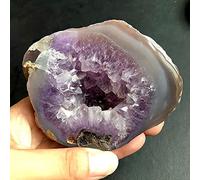 1 unids ágata amatista cristal cueva cueva espécimen de cristal decoración decoración de piedra y cristal reiki curación-306g_espécimen de cristal