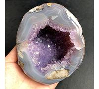 1 unids ágata amatista cristal cueva cueva espécimen de cristal decoración decoración de piedra y cristal reiki curación-709g_espécimen de cristal