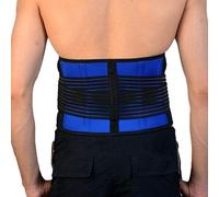1 Unids Ajustable de Neopreno Doble Soporte Lumbar Cinturón de la Espalda Más Baja Brace Alivio del Dolor Cinturón de La Cintura