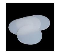 1 Unids Blanco Redondo Silicona Sello De Goma Junta De Sello, 30 40 50 60 70 80 90 90 100 Mm De Diámetro Grueso 1 Mm Pad De Silicona Resistente A Alta Temperatura Sólida(80x1mm)
