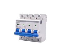1 Unids Carril Din De 4 Polos 400V~ Mini Disyuntor Caja De Distribución De Interruptor De Aire Doméstico Equipo Mecánico (Size : 4 Pole, Color : 1A)(25a)