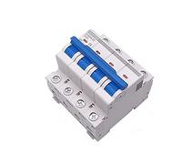 1 Unids Disyuntor 4 Polos 400V~ Equipo de Distribución de Interruptor de Aire Doméstico Protección del Motor 72mm (Size : 4 Pole, Color : 3A)(63a)