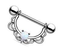 1 unids Increíble Acero Inoxidable Pezón Bar Anillo Anillo Joyas penetrantes para el Cuerpo Cómodo y Práctico Diseño Durable