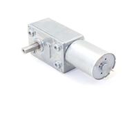 1 unids JGY370 Micro Worm Reducción del Motor DC solo eje de salida corto 6mmD eje 6V ~ 24V con autobloqueo Metal Gear Motor (con soporte, 24RPM, 24V)
