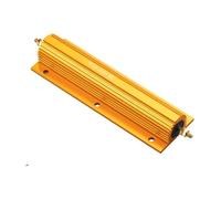 1 unids/lote 200W 300W 500W resistencia de carcasa de aluminio dorado 0.1R ~ 10K 0,5 1 2 4 6 8 10 12 15 25 30 40 50 100 150 200 300 400 500 1KOhm(200W 10 Ohm)