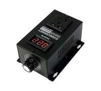 1 unids/lote AC 220V 10000W regulador de voltaje electrónico controlado por silicio de alta potencia (tipo perilla/tipo botón) for uso doméstico(Knob Type)