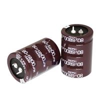 1 unids/lote capacitancia 80V 6800UF condensador electrolítico de aluminio tamaño 30 * 50mm 35 * 50 20%(35X50MM)