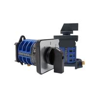 1 unids LW26 montado en carril 20A 25A 32A interruptor rotativo de leva 1-4 polos dos/tres posiciones contacto plata control potencia (25A4P 16Terminal-102)