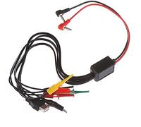 1 unids Multifuncional Puerto USB Prueba Plomo Kit multímetro Tester Gancho Clip Sonda Cable Fuente de Alimentación DC, 4 Clips de Gancho 2 Clips de Cocodrilo+2 Conectores Plátano