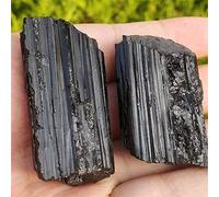 1 unids Natural Negro Turmalina Cristal Roca áspero Roca Mineral Espécimen Piedra Decoración del hogar-30g - 40g_PC 1