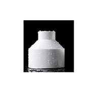 1 UNIDS PVC REDUCCIÓN DE PVC 20,25,32,40,50,63,75,90,110mm Solvent métrico Solvent Solvent Presión de la Soldadura Conector de conexión Aquarium Riego (Color : Blanco, tamaño : 75x50mm)