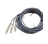1 unids Sensor interruptor de proximidad inductivo M8 no incorporado Sensor metálico de larga distancia cilíndrico de tres hilos DC de tipo extendido normalmente abierto (Ultra corto - 22mm induction