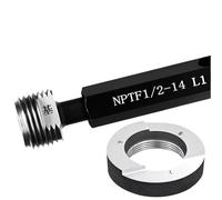 1 unids/set NPTF L1/liso/L3 tapón de rosca de tubo cónico/calibrador de anillo herramienta de medida NPTF1/16~3/4 1 ''- 1''1/4 1''1/2 2''- 2''1/2 3''(Thread Plug Gauge L3,1PC_NPTF 1I8-27)