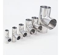 1 Unids TUBO Diámetro Exterior 1/2 "/ 16/19/22/25/28 / 32MM 304 Acero Inoxidable Soldadura Sanitaria Tienda De Camisetas De Acero Inoxidable Conectores De Tubería, For Bricolaje ( Size : 22x1.5mm )
