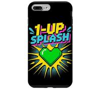 1 Up Splash Pop Cultura Retro Videojuego Carcasa para iPhone 7 Plus/8 Plus