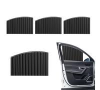 1 UV Block Shield, Car Side Window Shades, 4pcs Universal Privacy Curtains, Static Cling Sun Protection Film, Auto Window Cover with Blackout Style, Car Shades for Travel