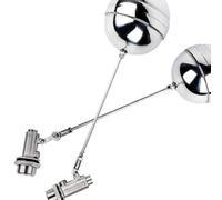 1 válvula de bola de flotador ajustable 316SS-controlador de interruptor de nivel de agua completamente automático for tanques de agua y torres,(1inch)