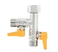 1 válvula de conmutación de 1/2 pulgada, adaptador en T, válvula desviadora de 3 vías, distribuidor de agua de cobre, accesorios for baño, inodoro, cocina y ducha.