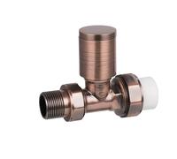 1 válvula de control de temperatura for controlar la temperatura ambiente ajustando la apertura del carrete manual de latón.(Straight DN20 X25PPR)