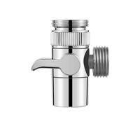 1 válvula de conversión tridireccional, desviador exterior del grifo, válvula de conmutación de tres vías, repuesto para grifo, adaptador de grifo