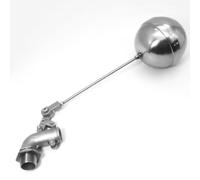 1 válvula de flotador ajustable de acero inoxidable 304 for tanques de agua, tamaños de puerto de 1/2", 3/4", 1" y 1-1/4". Interruptor de bola flotante for torres de agua.(DN25)