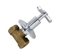 1 válvula de grifo de bañera de cobre de 1/2'' 3/4'' for ducha de baño, grifo de agua fría, válvula de ángulo oculto de una sola manija, accesorio(D)