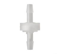 1 válvula de retención de plástico sin retorno de una sola vía, válvula de control de flujo en línea para agua, aceite, gas, aire, equipos marinos y automotrices de agricultura (8 mm, tipo A)